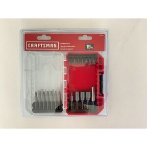Craftsman‎ 19-Piece Screwdriver Bit Set With Plastic Hard Case - NEW!!!